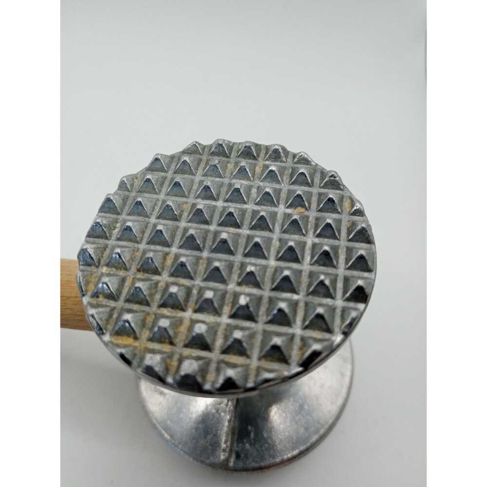 Vintage Meat Tenderizer Double Sided Wood Handle Modern Industries Des Moines - Picture 4 of 9